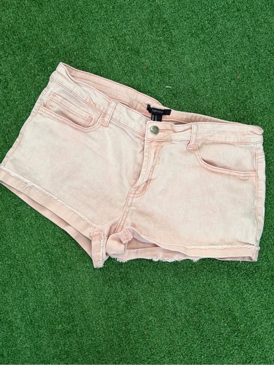 Forever 21 Pants - Forever 21 Soft Pink Denim Cutoff Shorts